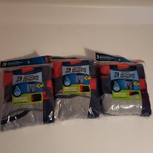 Boxer briefs, grey, red, navy blue, boys